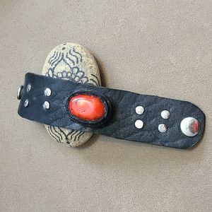 Leather bracelet handmade